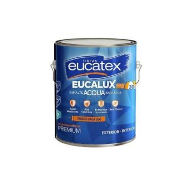 Imagem de Tinta Esmalte Base Água Acqua Preto 900 Ml - Eucatex