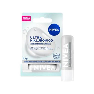 Imagem de HIDRATANTE LABIAL NIVEA ULTRA HIALURÔNICO 5,2G - Hidratação Profunda e