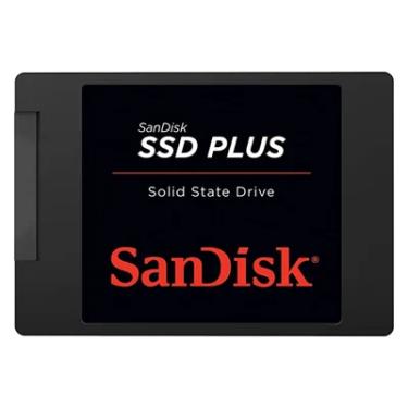 Imagem de SSD Sata Sandisk, 480GB, 2.5" Leitura: 535mb/s E Gravação: 445mb/s Preto - Sdssda-480g-g26