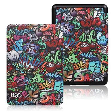 Imagem de CCOO Capa para todos os novos Kindle Basic 10ª geração lançado em 2019, capa de poliuretano premium com hibernar e despertar automáticos