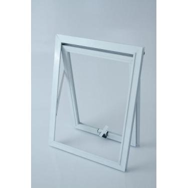 Imagem de Vitrô Maxim-Ar Alumínio Branco E Vidro Mini Boreal 60X60 - Esquadrias