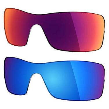 Imagem de Mryok 2 pares de lentes polarizadas de substituição para óculos de sol Oakley Batwolf – Opções