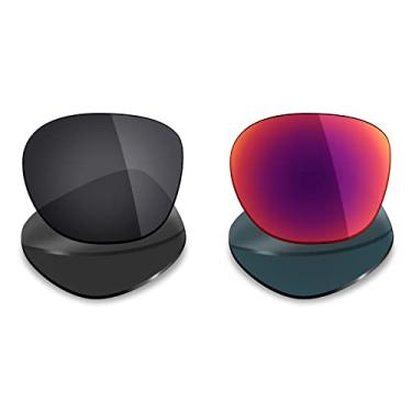 Imagem de Mryok 2 pares de lentes polarizadas de substituição para óculos de sol Oakley Garage Rock – Opções