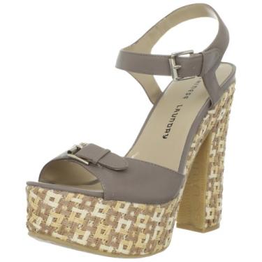 Imagem de Chinese Laundry Sandália feminina Pacific Platform, Cinzento-acastan, 41
