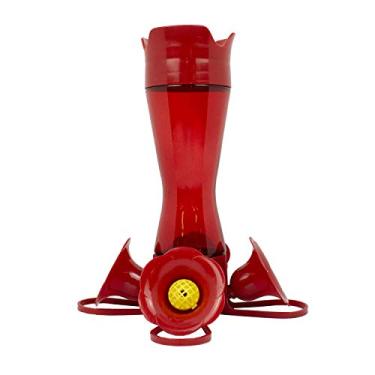 Imagem de Perky-Pet Alimentador de beija-flor de plástico com cintura 403CP, 236 ml, vermelho