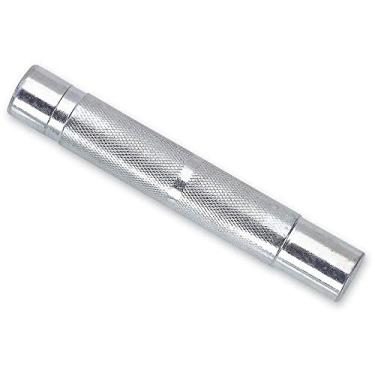 Imagem de Lumax LX-1430 Ferramenta de encaixe de graxa de disco reto prata para uso para instalar acessórios de acionamento tipo reto Aço de alta resistência. 11,4 cm de comprimento, 1,5 cm de diâmetro.