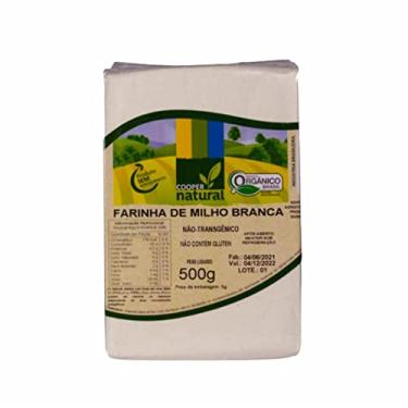 Imagem de Farinha de Milho Branca Orgânica Coopernatural 500g