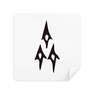 Imagem de Bone Inscription - Personagem chinesa de sobrenome para óculos Qi, pano de limpeza, tecido de camurça, pacote com 2