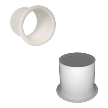 Imagem de Aero Duto 4  Fiamon Plástico Branco para Caixas Acústicas