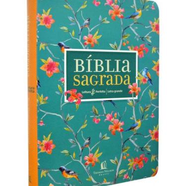Imagem de Bíblia NVI Leitura Perfeita - Capa Flores Letra Grande