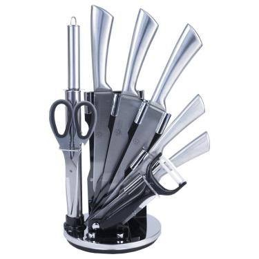 Imagem de Jogo de Facas em Aço Inoxidável 9 Peças - Diqiuxing