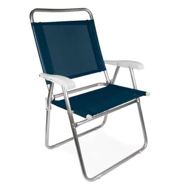 Imagem de Cadeira Master Plus de Alumínio Mor Azul