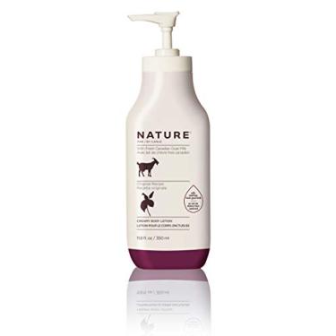 Imagem de Natureza por Canus Cremy Body Loção, original, 11,8 oz, com suavização de leite de cabra canadense fresco, vitamina A, B3, potássio, zinco e selênio