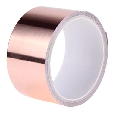 Imagem de Fita Adesiva De Cobre 50mm 10 Mts Blindagem Elétromagnética