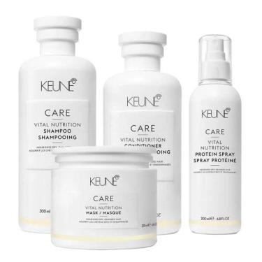 Imagem de Keune Vital Nutrition Kit - Shampoo + Condicionador + Máscara + Spray