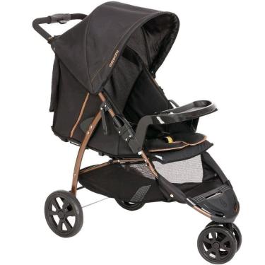 Imagem de Carrinho de Bebê Galzerano 3 Rodas Cross Trail Preto Cobre - 1450PTC