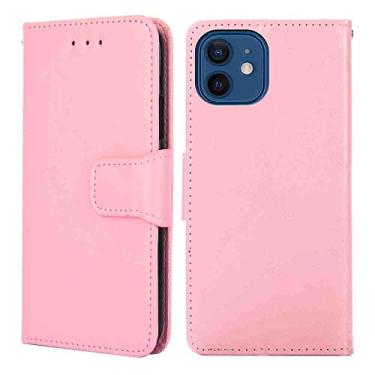 Imagem de SHOYAO Estojo Fólio de Capa de Telefone for ASUS ZENFONE4, Couro PU Premium Capa Slim Fit for ZENFONE4, Suporte de visualização horizontal, cortes de precisão, Cor de rosa