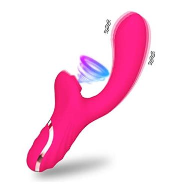 Imagem de Vibrador 20 modos Estimulador do Clitóris Sucção e do Ponto G Feminino Erótico Zatla (Rosa)