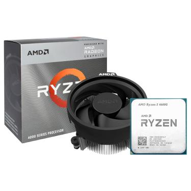 Imagem de Processador AMD Ryzen 5 4600G 11MB 3.7 4.2GHZ AM4 - 100-100000147BOX - Prata
