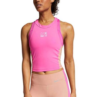 Imagem de Camiseta regata esportiva feminina Nike Pro Surf (rosa dourado, PP)
