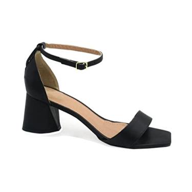 Imagem de Sandália Social Feminina Salto Médio Variettá 1640741