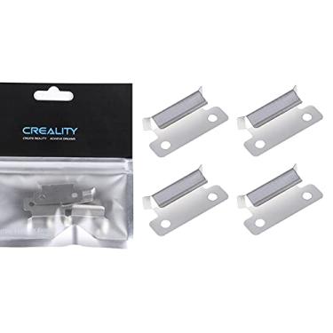 Imagem de Creality Original Ender 3 Clipes para cama de vidro, 4 peças de grampos para impressora 3D, braçadeiras para plataforma de aquecimento de 7 mm para Creality Ender 3 V2 Ender 3S Ender 5 Pro Ender-5 Plus Ender 7 CR-20 Pro CR-10S Pro