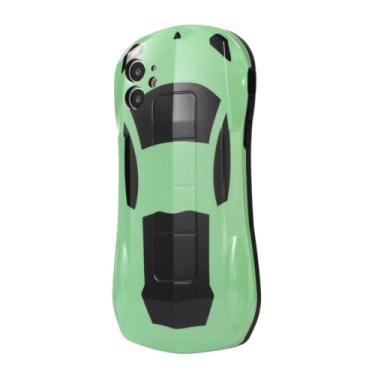 Imagem de BELTBE Capa de telefone personalizada para iPhone 14 Pro Max em forma de carro esportivo resistente a arranhões e quedas para iPhone 11 12 13 Pro Max Mini XR XS 14 Plus SE 7 8 capa macia (verde, iPhone 11)