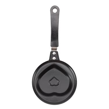 Imagem de Mini frigideira para ovos, frigideira para ovos frigideira para ovos antiaderentes,frigideira para ovos antiaderentes Panela coreana inovadora para café da manhã DIY Mini molde(heart-shaped), fri