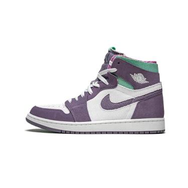 Imagem de Est dio masculino Jordan 1 High Zoom Air CMFT verde/preto-branco (CT0978 300) -, Branco/Daybreak-tropical Twist, 9