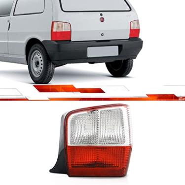 Imagem de Lanterna Traseira Uno 2005 Ate 2010 Ld Re Cristal Bicolor