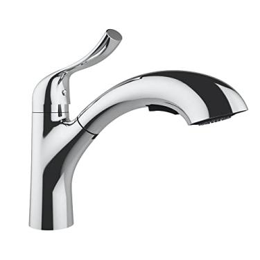 Imagem de Torneira monocomando misturador de cozinha 2 jatos com bica móvel e retrátil cromado, Arell, ARE-MC10-CR