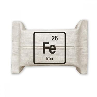 Imagem de Fe Iron Elemento Químico Ciência Suporte para Cobertura de Papel Lenço de Algodão