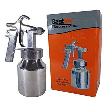 Imagem de PISTOLA DE PINTURA PNEUMATICA EM ALUMINIO DE BAIXA PRESSAO COMPLETA