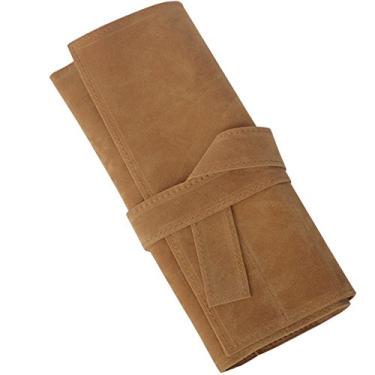 Imagem de Bolsa de tesouras de salão de microfibra de tecido de microfibra para cabeleireiros de barbeiro estilosos, CC6027JDB2-9, Light Brown