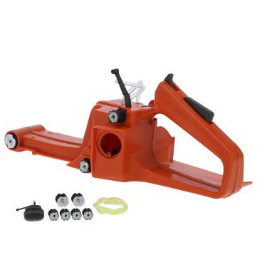 Imagem de 01 Cabo traseiro para motosserra, conjunto prático e estável profissional do cabo traseiro para acessórios de motosserra para melhorar a eficiência de funcionamento