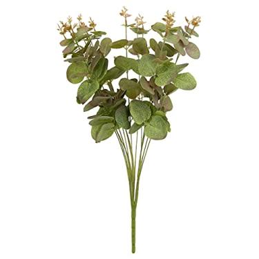 Imagem de Buquê de Eucalipto Artificial Verde Mesclado | Linha Permanente Formosinha