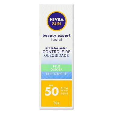 Imagem de Protetor Nivea Sun Facial Beauty Pele Oleosa FPS50 50ml