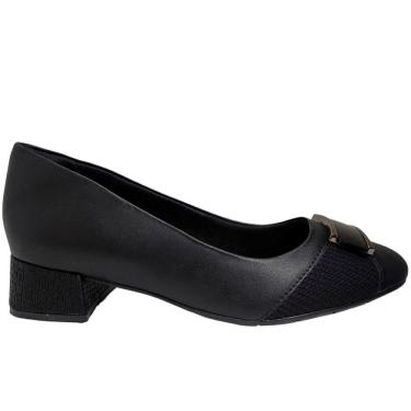 Imagem de Sapato Feminino Casual Confort Salto Bloco Baixo Bico redondo Comfortflex 2395303