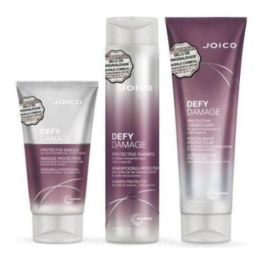 Imagem de Kit Defy Damage Joico: Shampoo 300 Ml + Condicionador 250 Ml + Mascara
