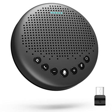 Imagem de Alto-Falante E Microfone De Conferência Captador De Voz Emeet Luna 360° Com Redução De Ruído, Mudo, Indicador USB, Alto-Falante Bluetooth Com Dongle Para 8 Pessoas Daisy Chain Para 16 Pessoas