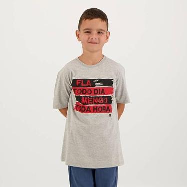 Imagem de Camisa Flamengo Every Infantil Cinza