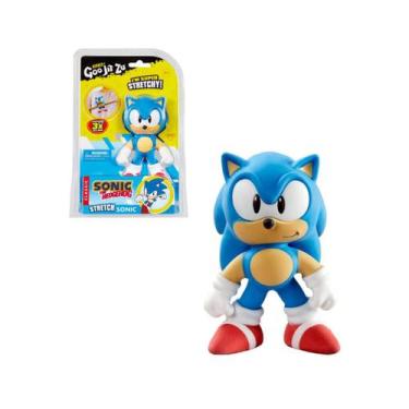 Goo jit zu Boneco Elastico Que Estica Sonic Dourado sunny 2799