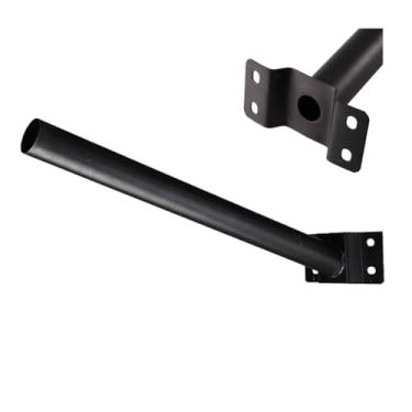 Imagem de Suporte Barra Luminaria Solar Aço Pintura Eletrostatica Parede Poste Rua Segurança Iluminaçao Quintal Jardim