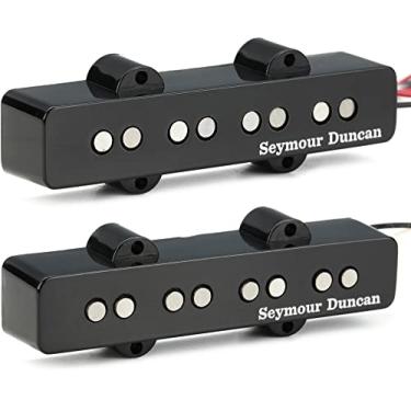 Imagem de Seymour Duncan Conjunto de captador SJB-2 Hot Jazz Bass - Preto
