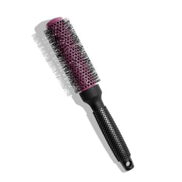 Imagem de Ergo Escova de cabelo redonda super suave – Escova de cabelo profissional molhada e seca para secagem com sopro, ferramenta de penteados para cuidados com o cabelo (ERG33: 3,15 cm)