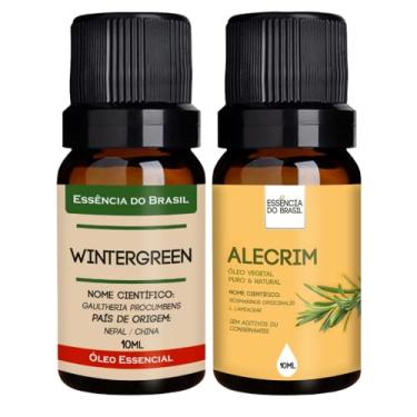 Imagem de Kit Óleo Essencial Wintergreen + Óleo Vegetal Alecrim 10ml