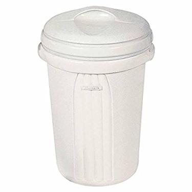 Imagem de Sanremo - Cesto Plástico para Lixo de 9 Litros com Tampa, Linha Casablanca