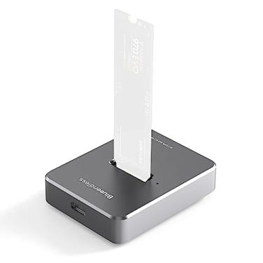 Imagem de ZEZEFUFU SATA/NVME M.2 para adaptador de leitor de estação de ancoragem USB para M2 SSD M Key Gabinete de discos rígidos