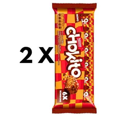 Imagem de Chocolate Chokito Flowpack Nestlé 114G - 2 Pct C/ 6Un Cada