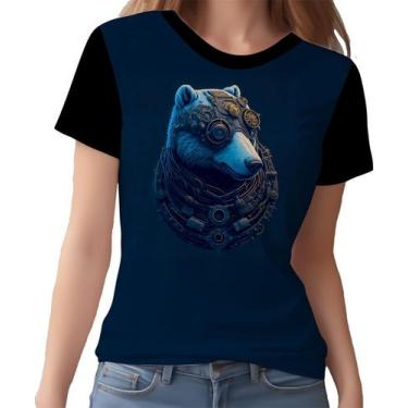 Imagem de Camisa Camiseta Estampada Steampunk Urso Tecnovapor Hd 7 - Enjoy Shop